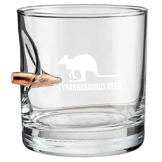 Funny Kangaroo Tyrannosaurus Deer Bullet Whiskey Glasses