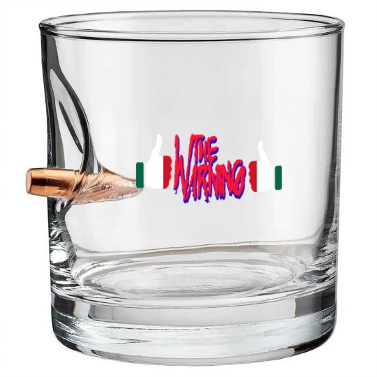 the warning band woman rock Bullet Whiskey Glasses