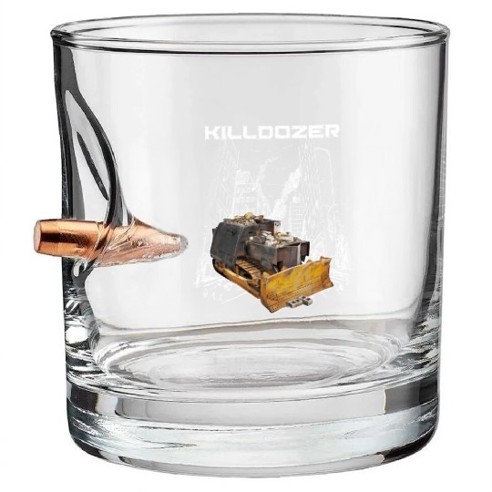 Killdozer Bullet Whiskey Glasses