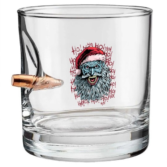 bad santa Bullet Whiskey Glasses