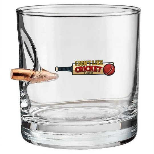I don't like Cricket...I love it Bullet Whiskey Glasses