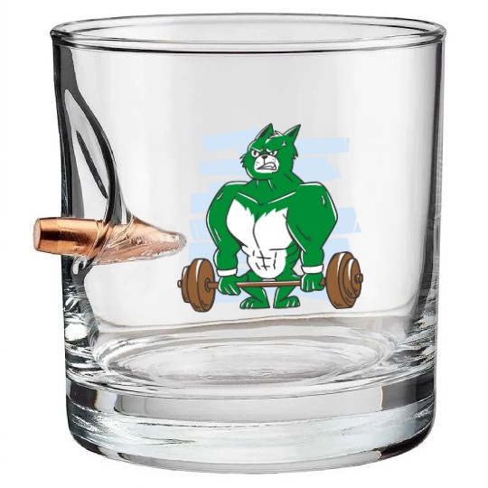 Pumping hulk. Gym Bullet Whiskey Glasses