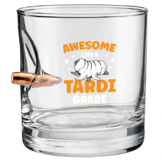 Awesome Like A Tardigrade Science Lover Tardigrade Bullet Whiskey Glasses
