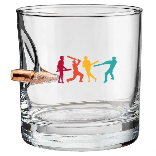 Cricket Retro Vintage Bullet Whiskey Glasses