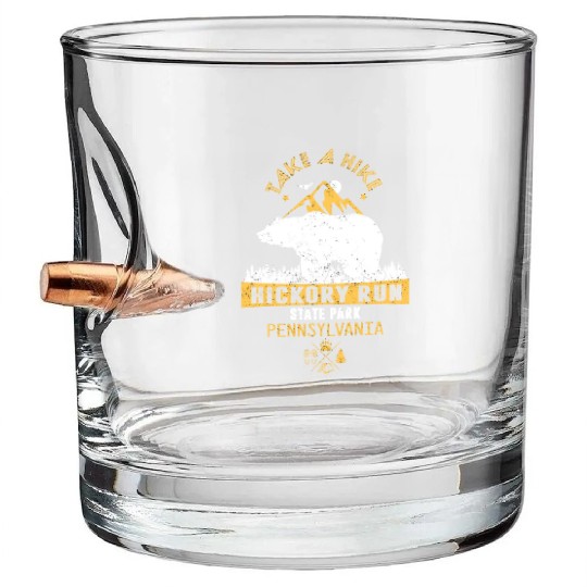 Hickory Run state park Pennsylvania Bullet Whiskey Glasses