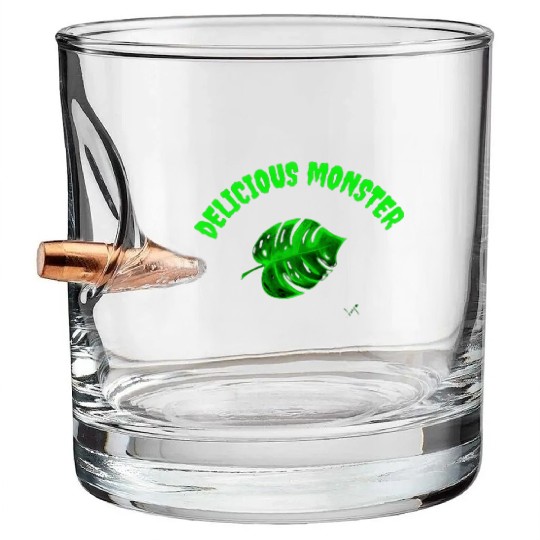Green delicious monster Bullet Whiskey Glasses