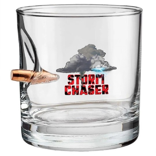 Storm Chaser Tornado Bullet Whiskey Glasses