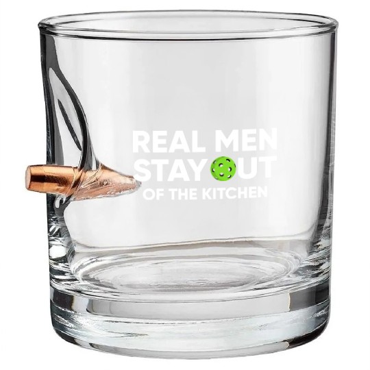 Cool Pickleball For Men Dad PickleBall Sports Bullet Whiskey Glasses