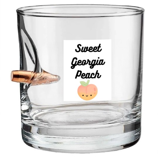 Sweet Georgia Peach Bullet Whiskey Glasses