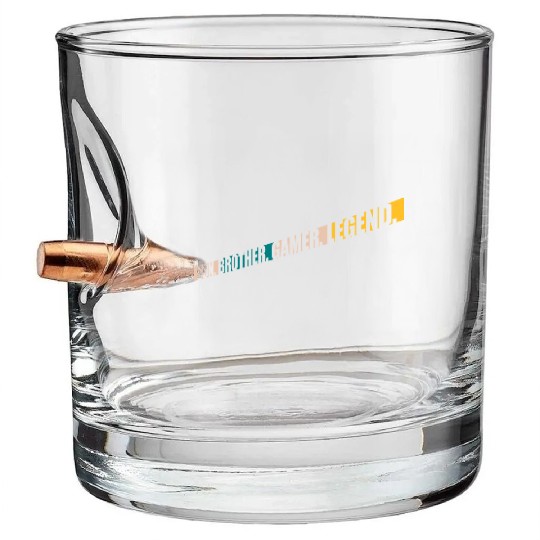 son brother gamer legend Bullet Whiskey Glasses