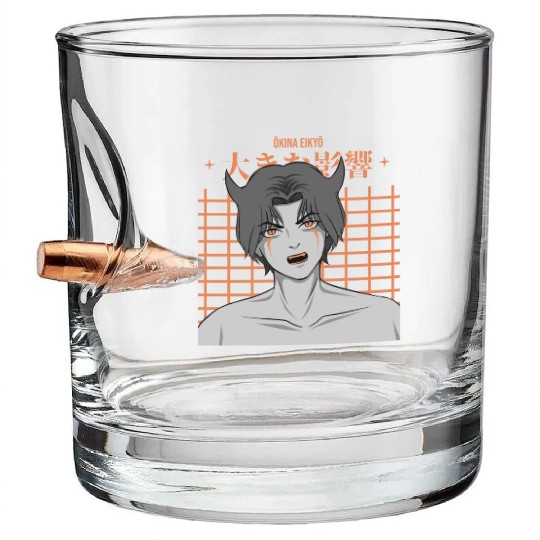 Anime Japanese Streetwear Bullet Whiskey Glasses