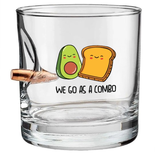 Siblings Avocado Toast Combo Big Sister Brother Bullet Whiskey Glasses