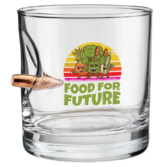 Food for future fruit and vegetable garden Bullet Whiskey Glasses