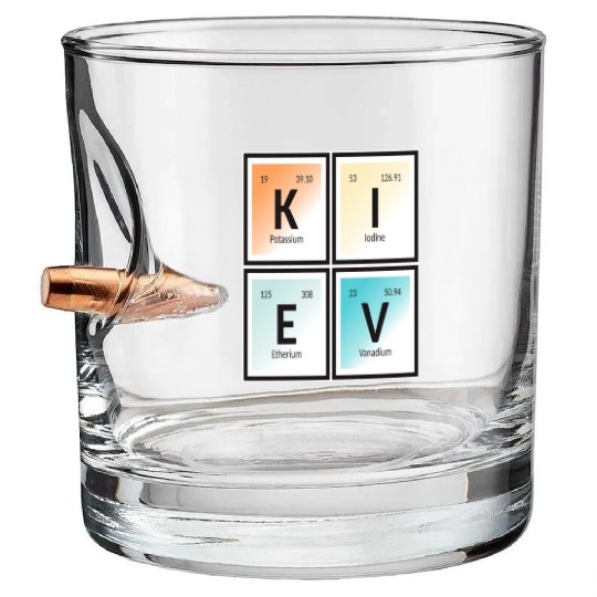 Kiev | Periodic Table of Elements Bullet Whiskey Glasses