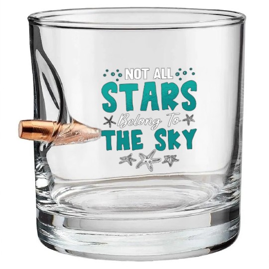 Marine Biology Not All Stars Belong To Marine Life Bullet Whiskey Glasses