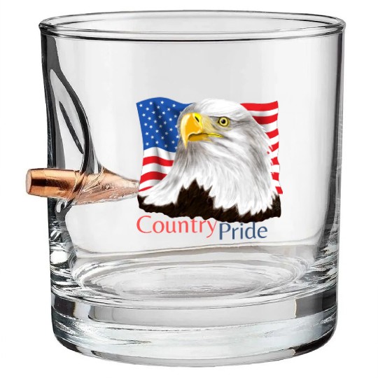 Eagle of America Bullet Whiskey Glasses