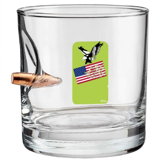 American Green- American Eagle Bullet Whiskey Glasses