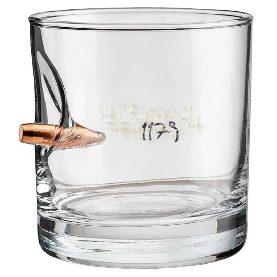 compostela logo way of St. James Bullet Whiskey Glasses