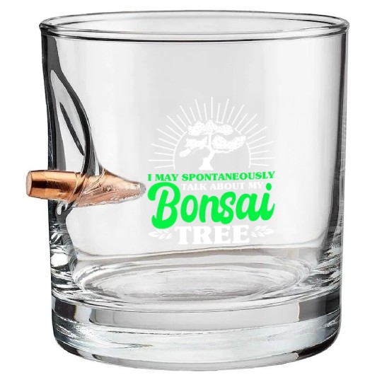 Bonsai Tree Owner Gift Bonsai Tree Gardening Bullet Whiskey Glasses