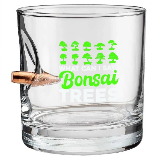 Bonsai Tree Owner Gift Bonsai Tree Gardening Bullet Whiskey Glasses