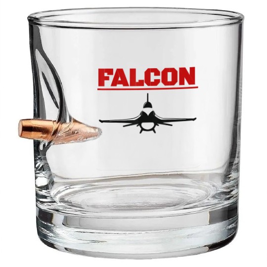 A great F 16 Falcon Aviation Bullet Whiskey Glasses aka Viper