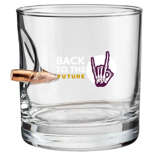 Back to the future Bullet Whiskey Glasses