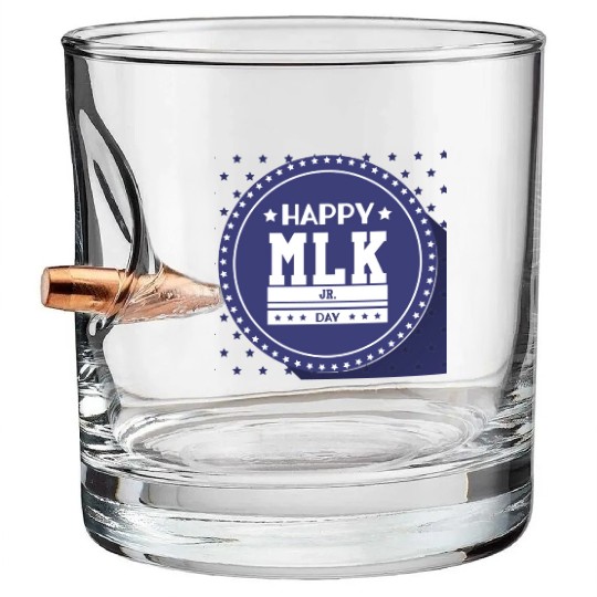Martin Luther king jr. day Bullet Whiskey Glasses