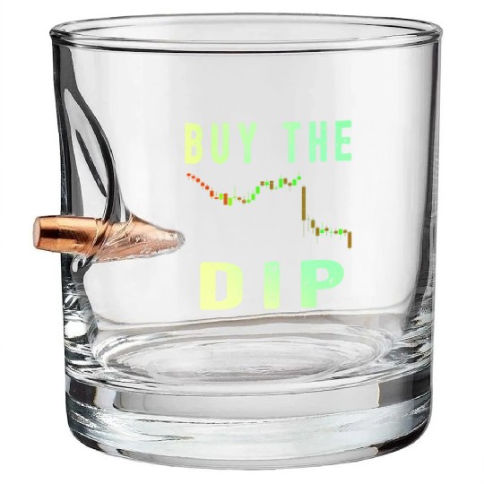 Bitcoin Crypto Father Dad Trader Crypto trader Bullet Whiskey Glasses