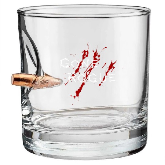 Gone Rogue Detroit Bloody Bullet Whiskey Glasses