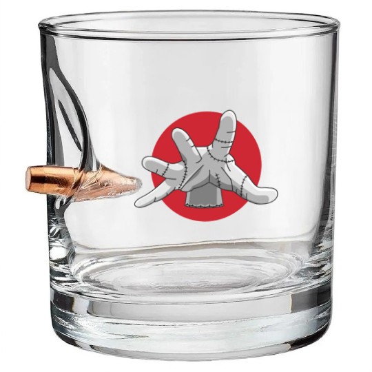 Thing Wednesday Wednesday Addams Enid TV Show Bullet Whiskey Glasses