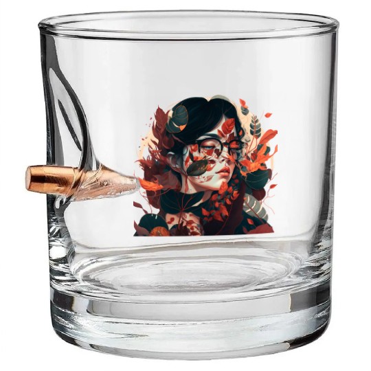 Flower Girl Bullet Whiskey Glasses