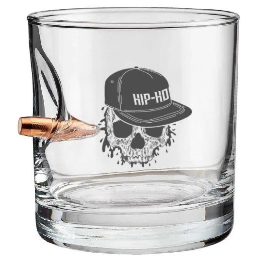 Hip Hop Cappi Genre of Music Rap Bullet Whiskey Glasses