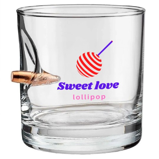Sweet love -lollipop Bullet Whiskey Glasses