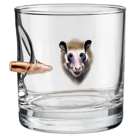 Opossum Bullet Whiskey Glasses