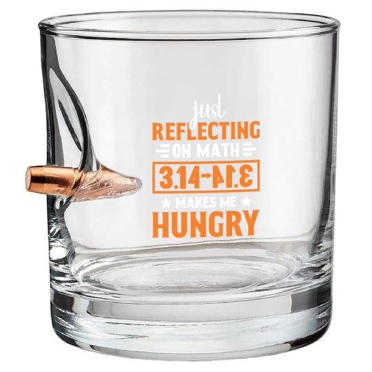 Funny Pi Day Bullet Whiskey Glasses Math Bullet Whiskey Glasses Pi Day Reflecting 3 14