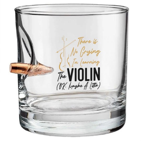 Violin Violinist There Is No Bullet Whiskey Glasses
