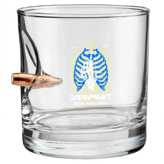 Deepest Streetwear Bullet Whiskey Glasses