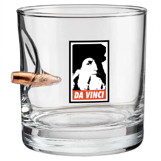 Leonardo Da Vinci Bullet Whiskey Glasses