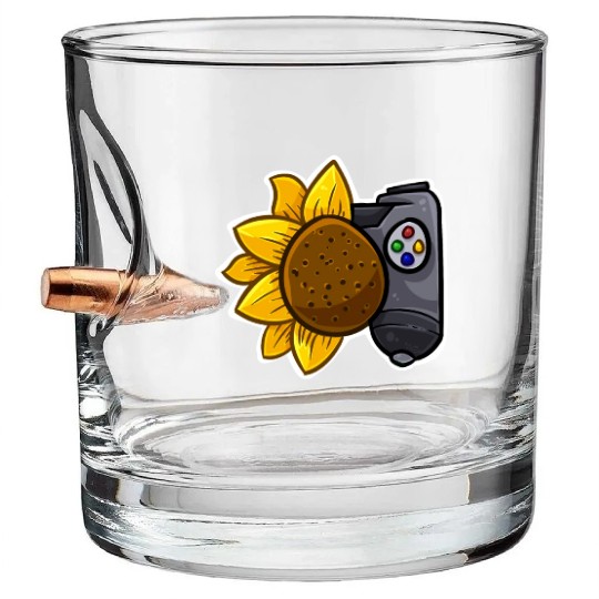 Sunflower Game Controller (MyLittleGaming) Bullet Whiskey Glasses