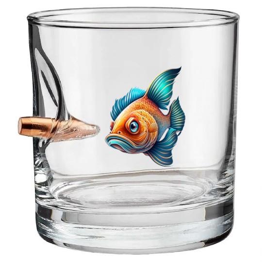 Koi Fish Bullet Whiskey Glasses