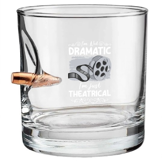 Actress Stage Drama Club Bullet Whiskey Glasses