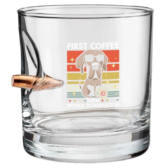 Great Dane Dog Coffee Sunglasses Bullet Whiskey Glasses