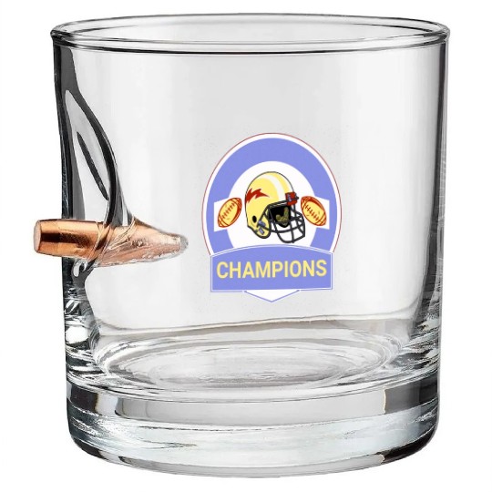 Champions Super Bowl 57 Classic Bullet Whiskey Glasses