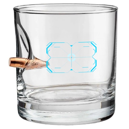 Cyberpunk teleporter 7 Bullet Whiskey Glasses