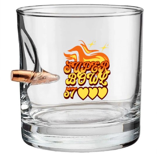 Super Bowl 2023 Classic Bullet Whiskey Glasses