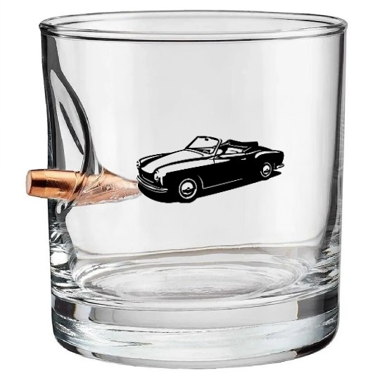 Classic Car 312 Cabrio (1 Color change) Bullet Whiskey Glasses