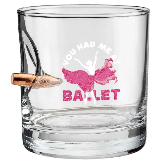 Ballet Dancer Dance Girl Ballerina Bullet Whiskey Glasses