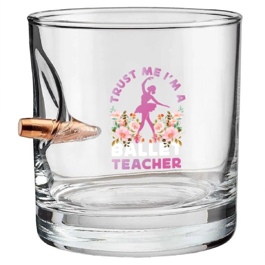 Ballet Dancer Dance Girl Ballerina Bullet Whiskey Glasses