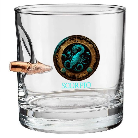 Embrace Your Scorpio Identity: Scorpio Pride Zodia Bullet Whiskey Glasses