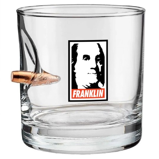Benjamin Franklin Bullet Whiskey Glasses